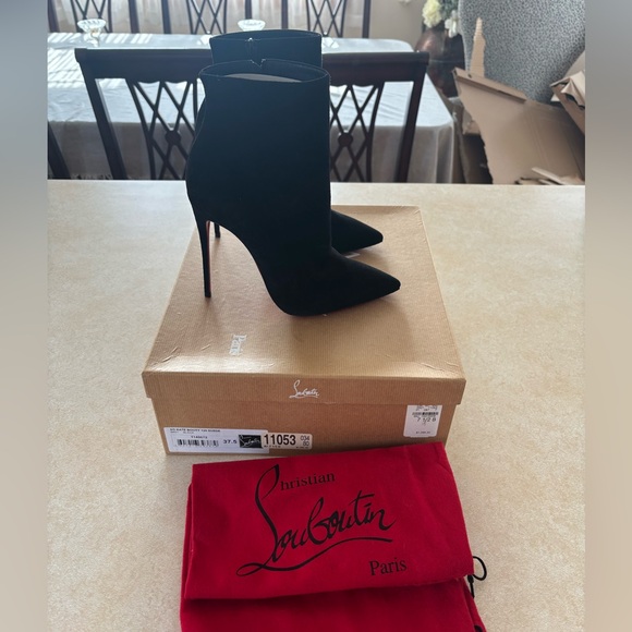 Christian Louboutin Shoes - Christian Louboutin Black Heeled Boots
